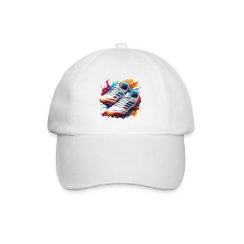 Soccer / Game / Shoe / Field / Shooting - Baseball Cap - white/white - Front
