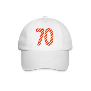 70. 70 YEARS. 70TH ANNIVERSARY. 70TH ANNIVERSARY. - Baseball Cap - white/white - Front