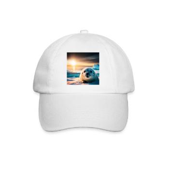 Baby Seal - Baseball Cap - white/white - Front