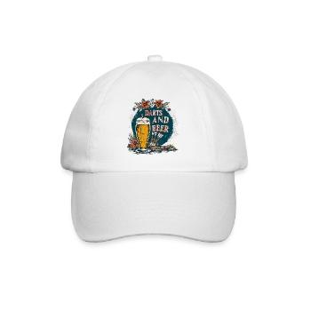 Darts And Beer Dart Sayings Sports - Baseball Cap - white/white - Front