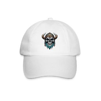 Wikinger / Thor / Odin / nordisch / _keltisch - Baseballkappe - Weiß/Weiß - Vorne
