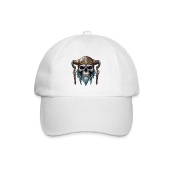Viking / Thor / Odin / Nordique / Celtique - Casquette classique - blanc/blanc - Devant