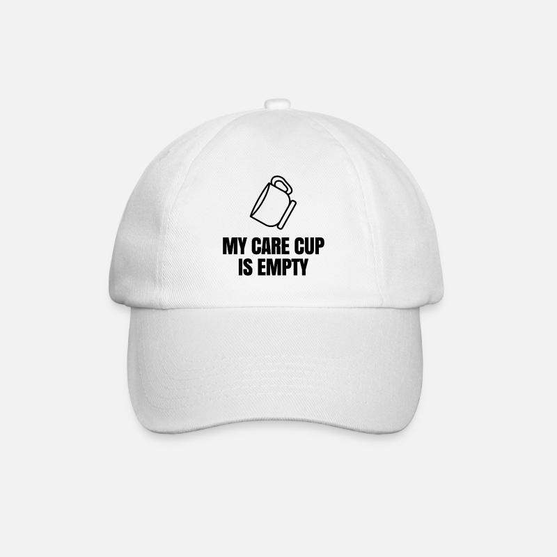 Cooler Spruch Egal Ist Mir Wurscht Chill - Baseballkappe - Weiß/Weiß