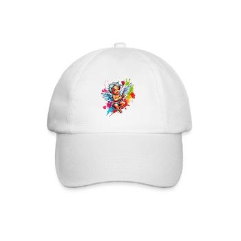 Cupid / Love / Arrow / Heart / Valentine's Day - Baseball Cap - white/white - Front