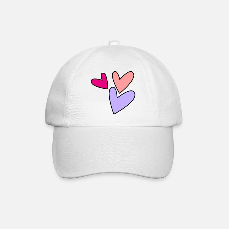 VALENTINSTAG. Junggesellinnenabschied. ICH LIEBE DICH. ICH LIEBE DICH. LIEBE - Baseballkappe - Weiß/Weiß
