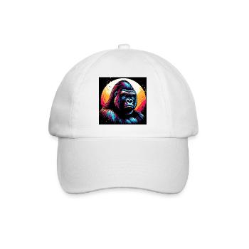 Gorille - Casquette classique - blanc/blanc - Devant