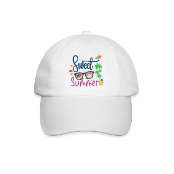 Sweet Summer - Baseball Cap - white/white - Front