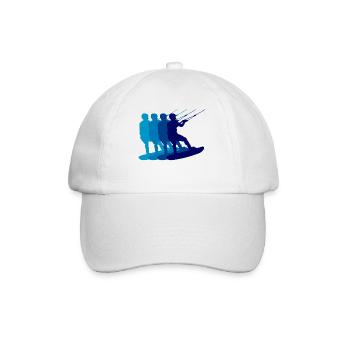 Stunt Wakeboard Surf Sports nautiques Wakesurf - Casquette classique - blanc/blanc - Devant