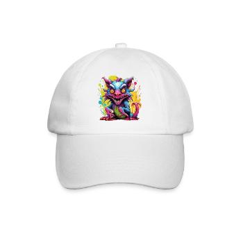 Chupacabra / Sucking Creature / Monster /Spain - Baseball Cap - white/white - Front