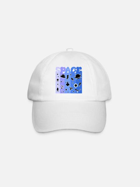 Space, Astronaut, Space, Space - Baseball Cap - white/white