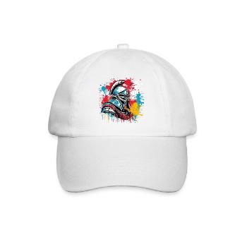 Spartan / Warrior / Fighter / Ancient / Sparta - Baseball Cap - white/white - Front
