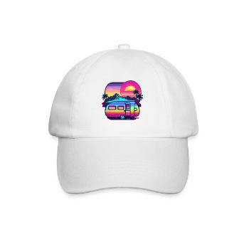 Camping-car / Camping-car / camping / Roadtrip / Voyage - Casquette classique - blanc/blanc - Devant