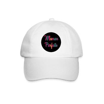 MOM. MOTHER'S DAY. HAPPY MOTHER'S DAY - Baseball Cap - white/white - Front