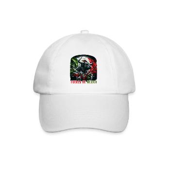 Design de corrida au Mexique - Casquette classique - blanc/blanc - Devant