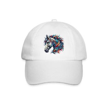 Cheval - Casquette classique - blanc/blanc - Devant