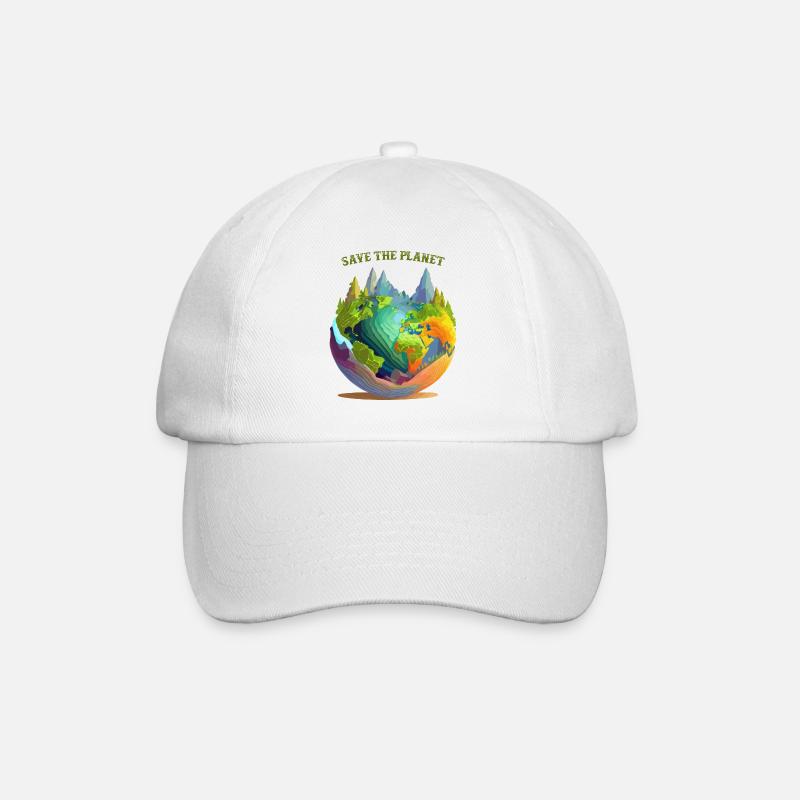 Sauvez la planète - Casquette classique - blanc/blanc