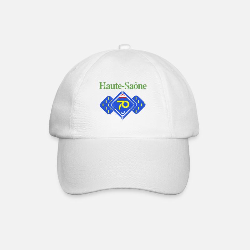 Haute-Saône - Casquette classique - blanc/blanc