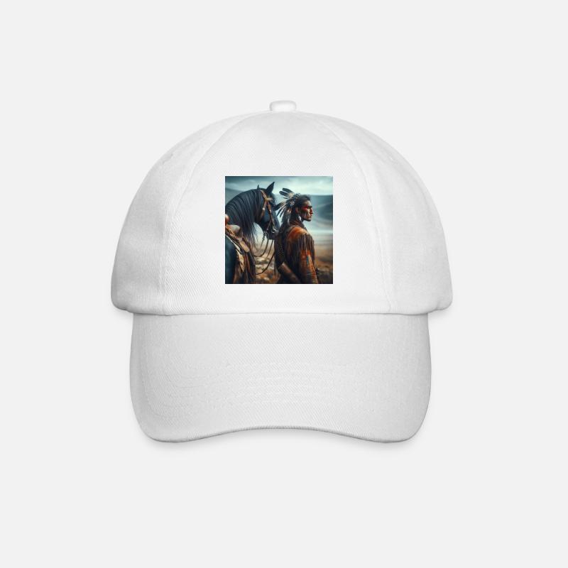Amérindien - Casquette classique - blanc/blanc