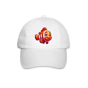 Poisson-clown - Casquette classique - blanc/blanc - Devant