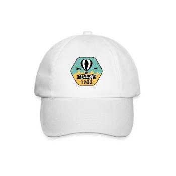 1982 Vintage - Baseballkappe - Weiß/Weiß - Vorne