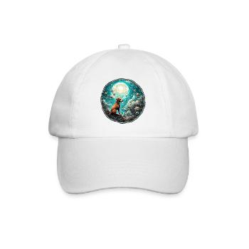 Animal in Soap Bubble / Childlike / Cute / Dog - Baseball Cap - white/white - Front