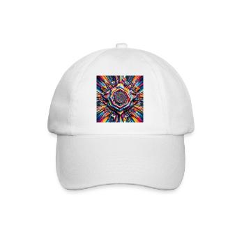 3D Diamond - Baseball Cap - white/white - Front