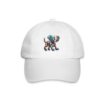 Robot Animal / AI / Mechanized Animals / Comic - Baseball Cap - white/white - Front