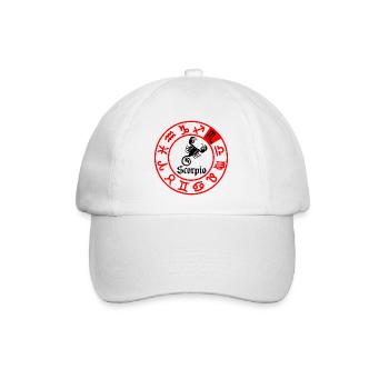 Twelve signs zodiac sign Scorpio Scorpio - Baseball Cap - white/white - Front