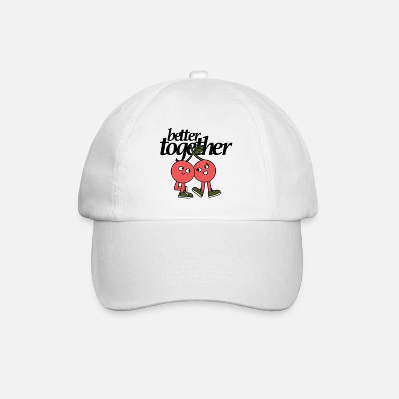 better togehter - Baseballkappe - Weiß/Weiß