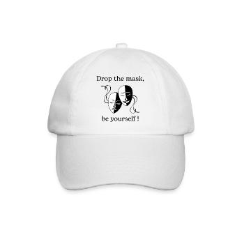 Cadeau confiance en soi - Casquette classique - blanc/blanc - Devant