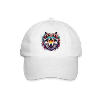Loup - Casquette classique - blanc/blanc - Devant