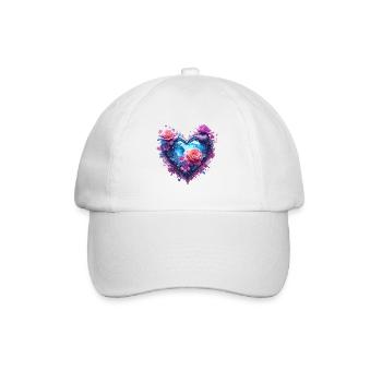 Heart / Mother's Day / Love / Holidays / Love - Baseball Cap - white/white - Front