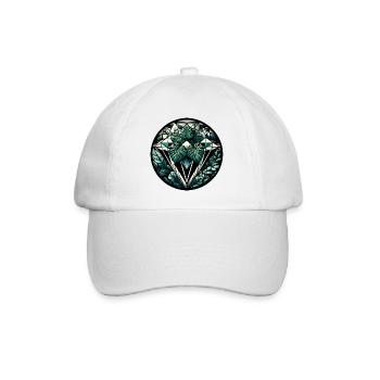 Diamond of the Jungle - Baseball Cap - white/white - Front
