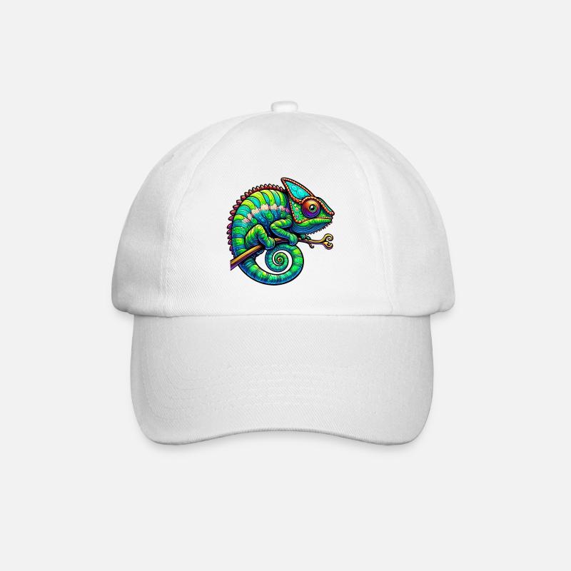 Chameleon - Baseball Cap - white/white