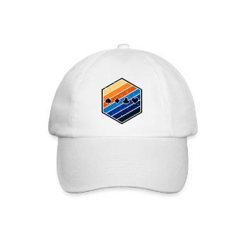 Poker Jeu de cartes Casino Poker Jeux d’argent - Casquette classique - blanc/blanc - Devant