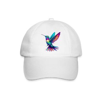 Hummingbird - Baseball Cap - white/white - Front