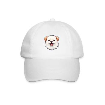 Jouet russe chien race aquarelle dessin animé kawaii cl - Casquette classique - blanc/blanc - Devant