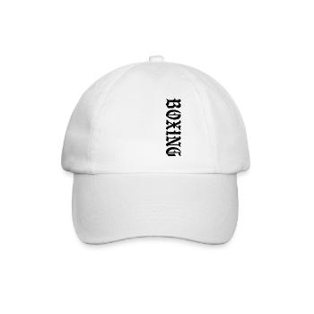 Boxing Retro - Baseballkappe - Weiß/Weiß - Vorne
