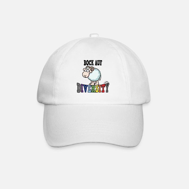 Désir de diversité - Casquette classique - blanc/blanc