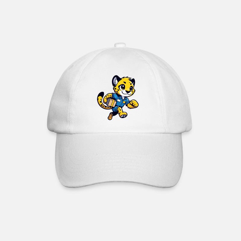 Speedster Cheetah : Le Courrier Rapide - Casquette classique - blanc/blanc