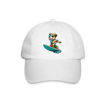 Wave Riding Buddy - Baseballkappe - Weiß/Weiß - Vorne