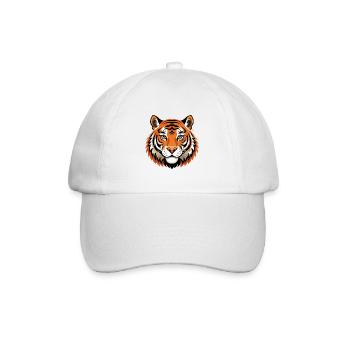 Tête de tigre - Casquette classique - blanc/blanc - Devant