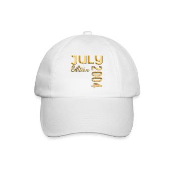 22th Birthday July 2004 - Baseball Cap - white/white - Front