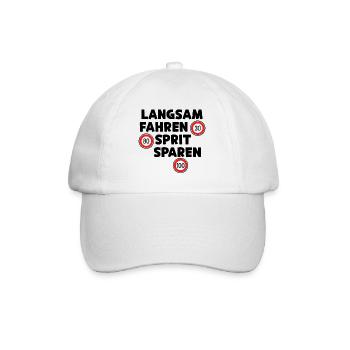 Gas Station Refueling Statement Drive Gasoline Engine - Baseball Cap - white/white - Front