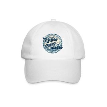 Küstendeern Papierschiffchen - Baseballkappe - Weiß/Weiß - Vorne
