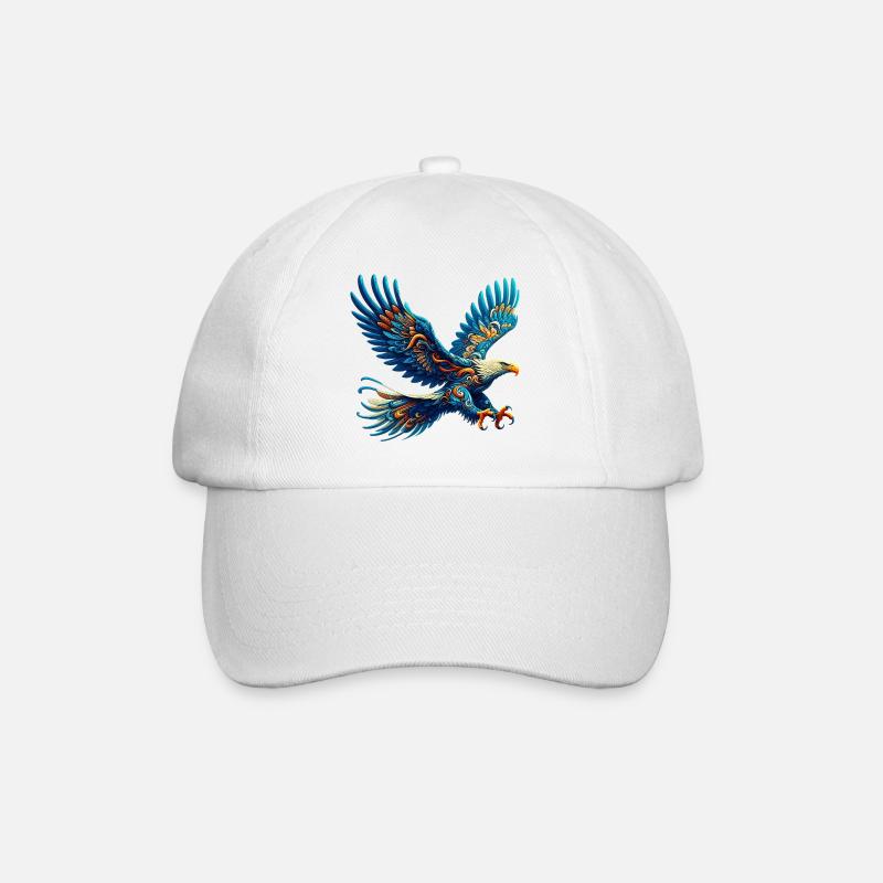 Adler - Baseballkappe - Weiß/Weiß