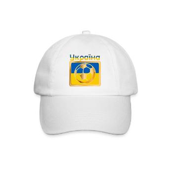 FOOTBALL UKRAINE Україна - Casquette classique - blanc/blanc - Devant