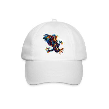 Adler - Baseballkappe - Weiß/Weiß - Vorne