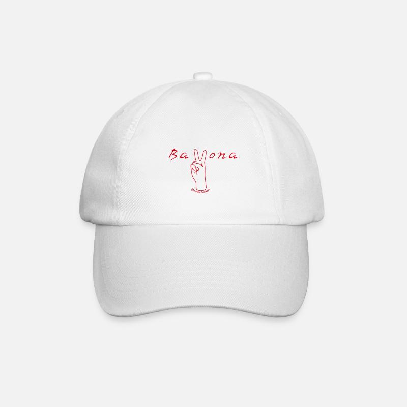 Peace Bayona - Casquette classique - blanc/blanc