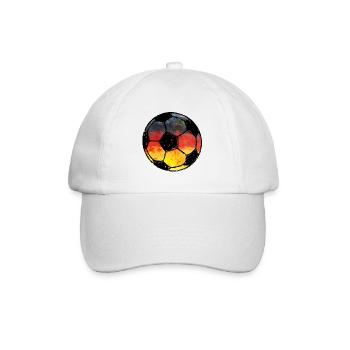 Soccer Germany - black red gold - Baseball Cap - white/white - Front